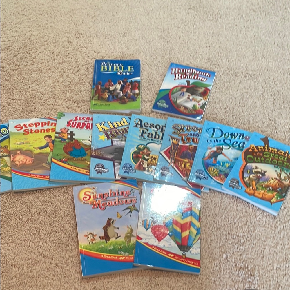 Abeka Reading curriculum books 1st/2nd grade